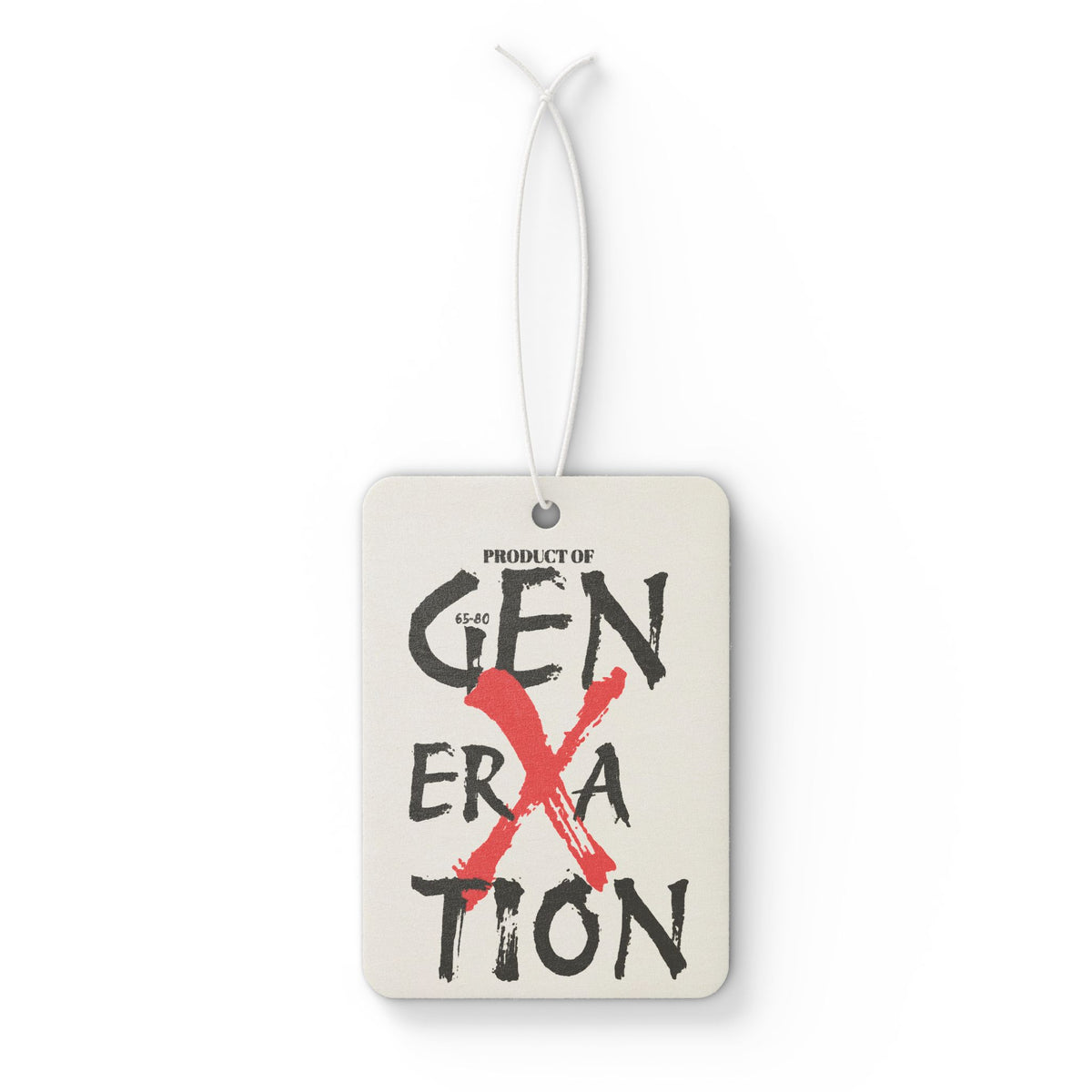 "Property of Generation X" Car Air Freshener