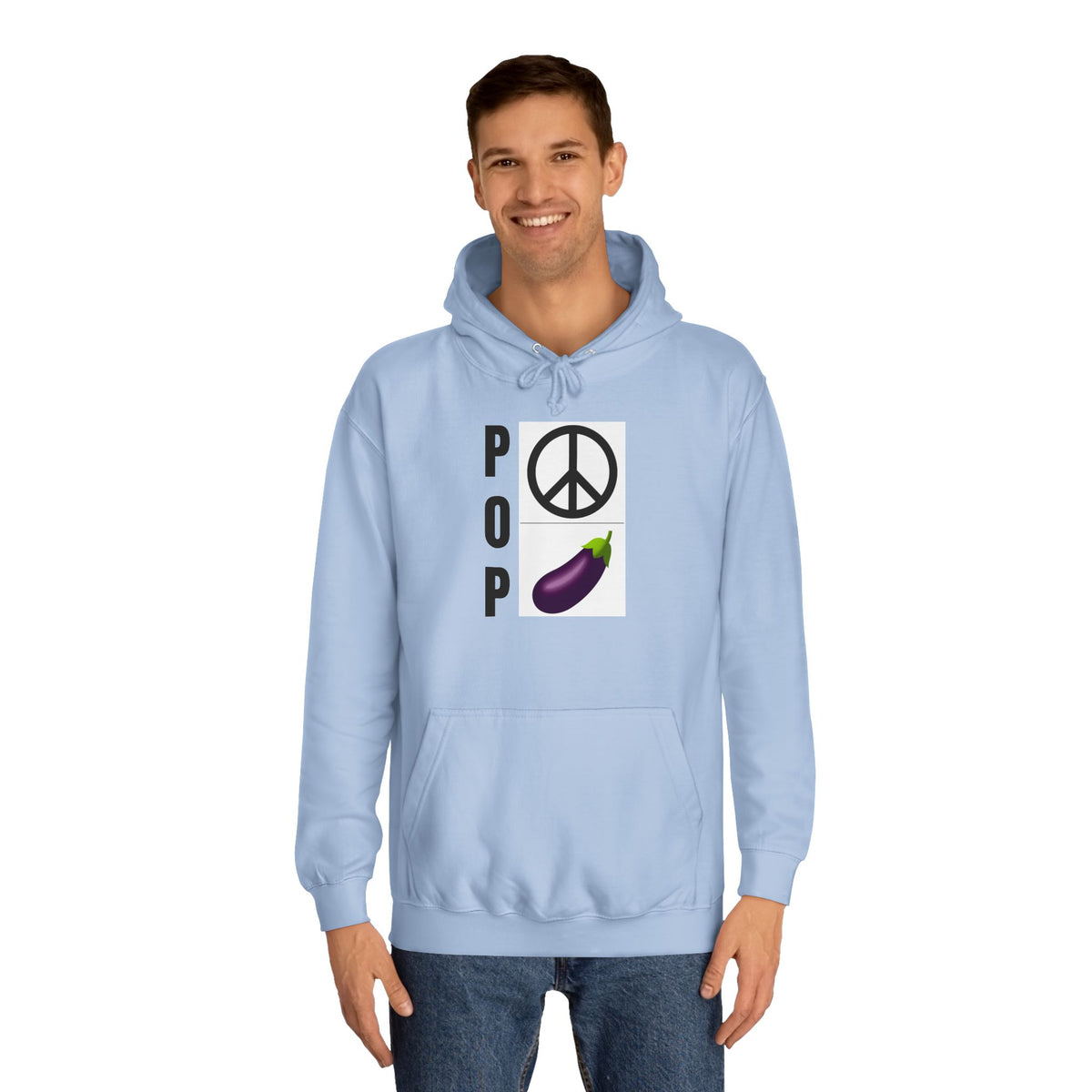 "Peace Ova" Unisex College Hoodie
