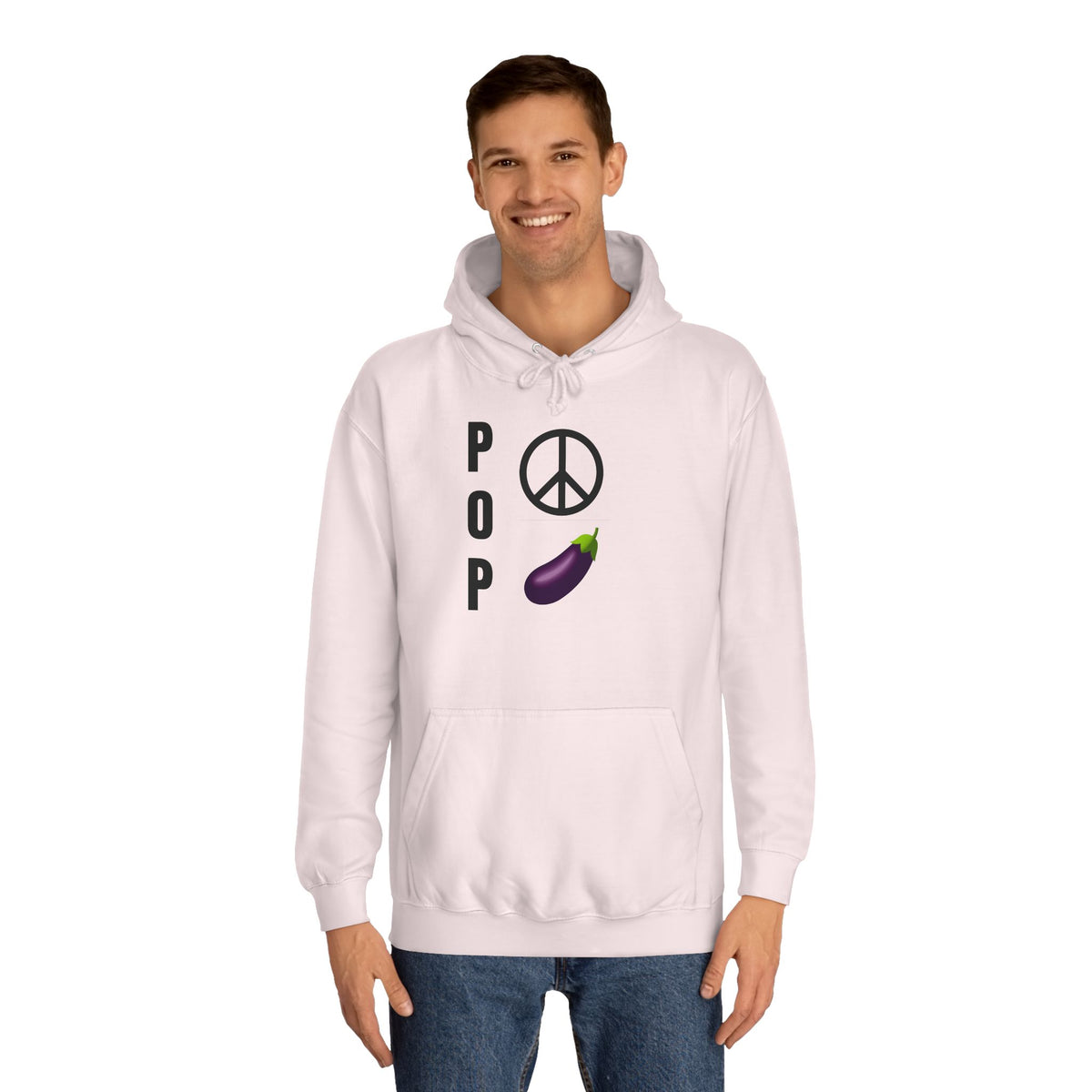"Peace Ova" Unisex College Hoodie