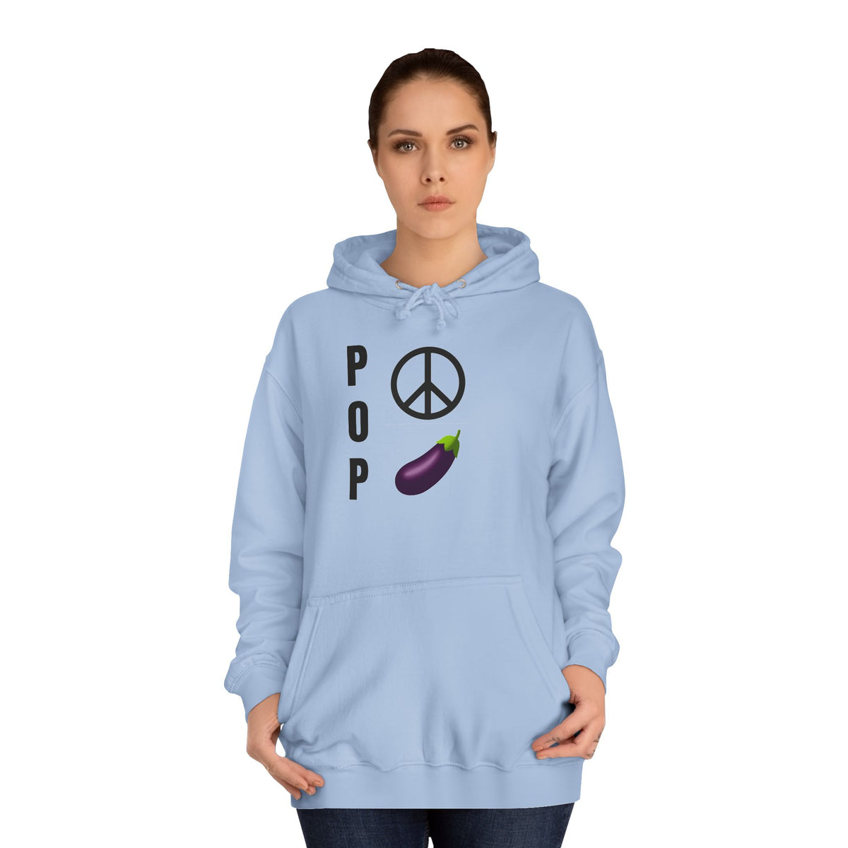 "Peace Ova" Unisex College Hoodie