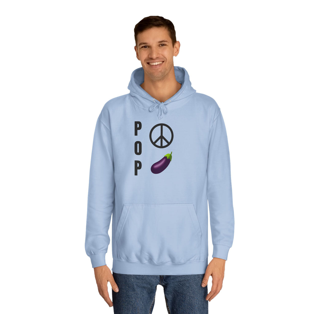 "Peace Ova" Unisex College Hoodie