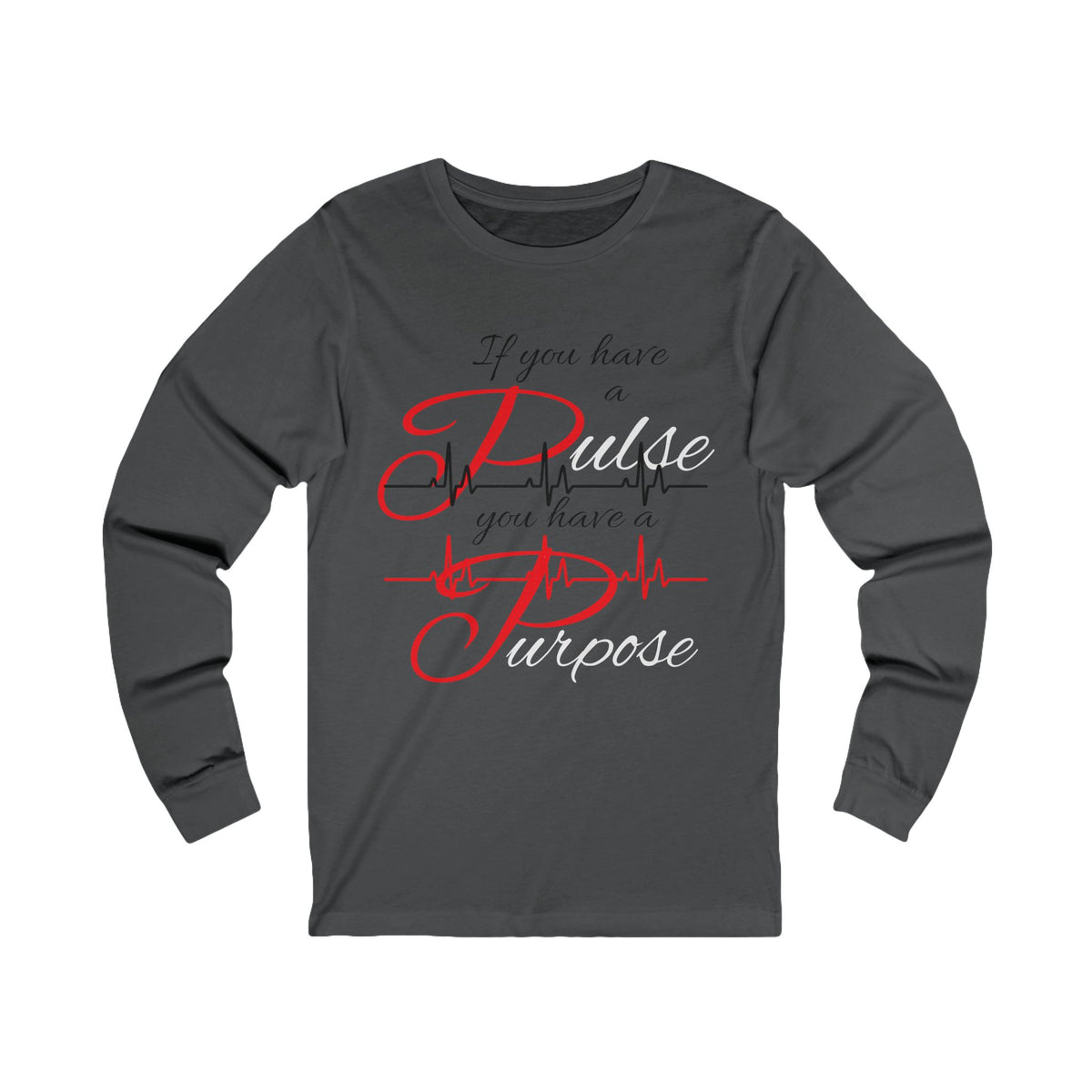 "Purpose" Unisex Jersey Long Sleeve Tee