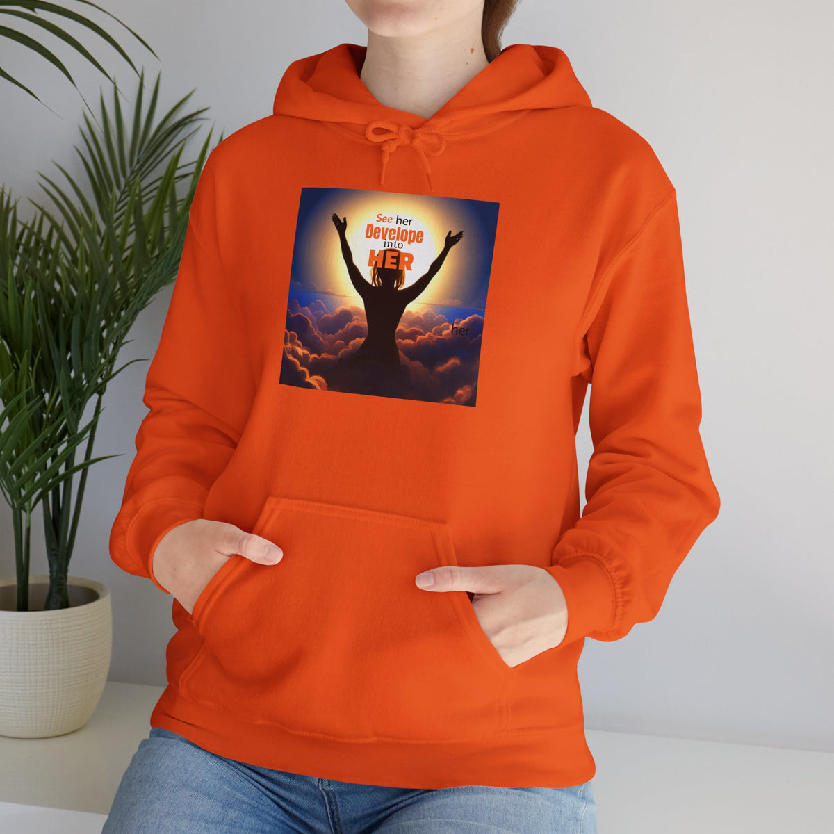"Becoming Her" Unisex Heavy Blend™ Hooded Sweatshirt