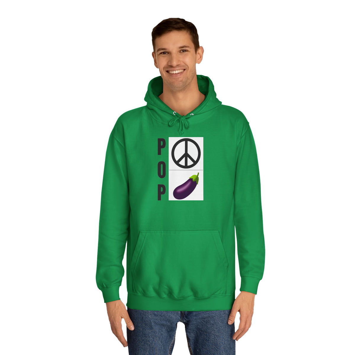 "Peace Ova" Unisex College Hoodie