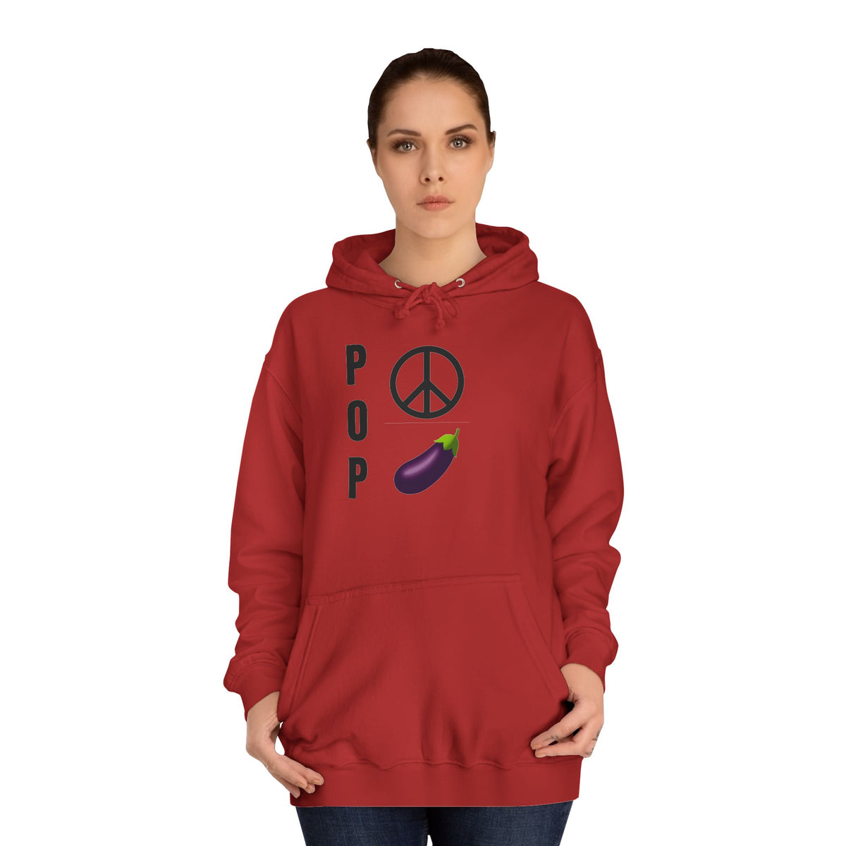 "Peace Ova" Unisex College Hoodie