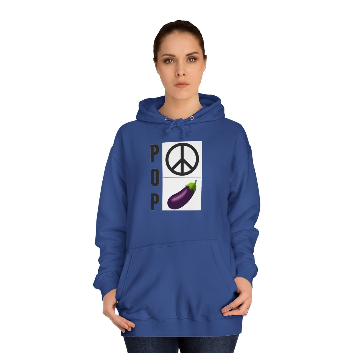 "Peace Ova" Unisex College Hoodie