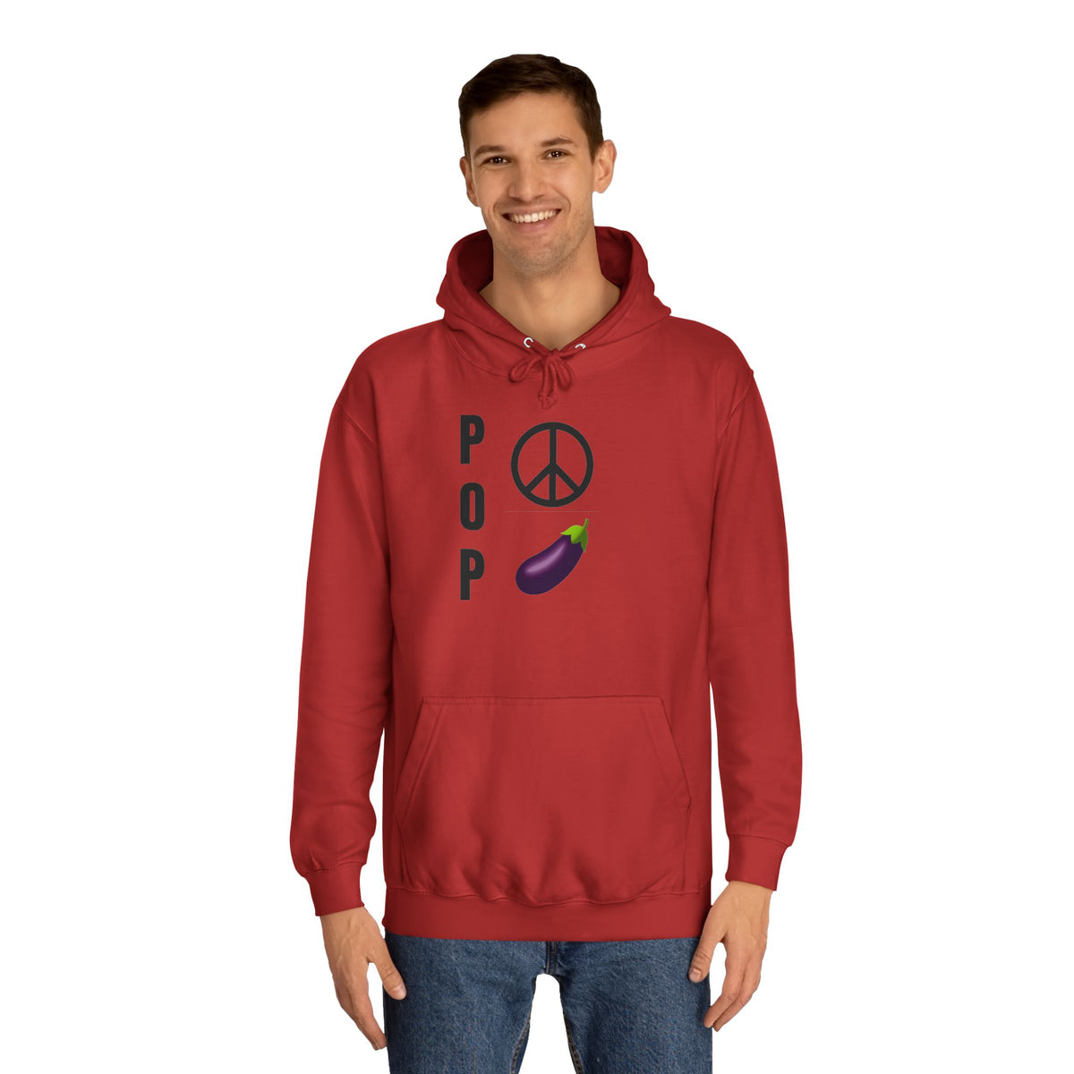 "Peace Ova" Unisex College Hoodie