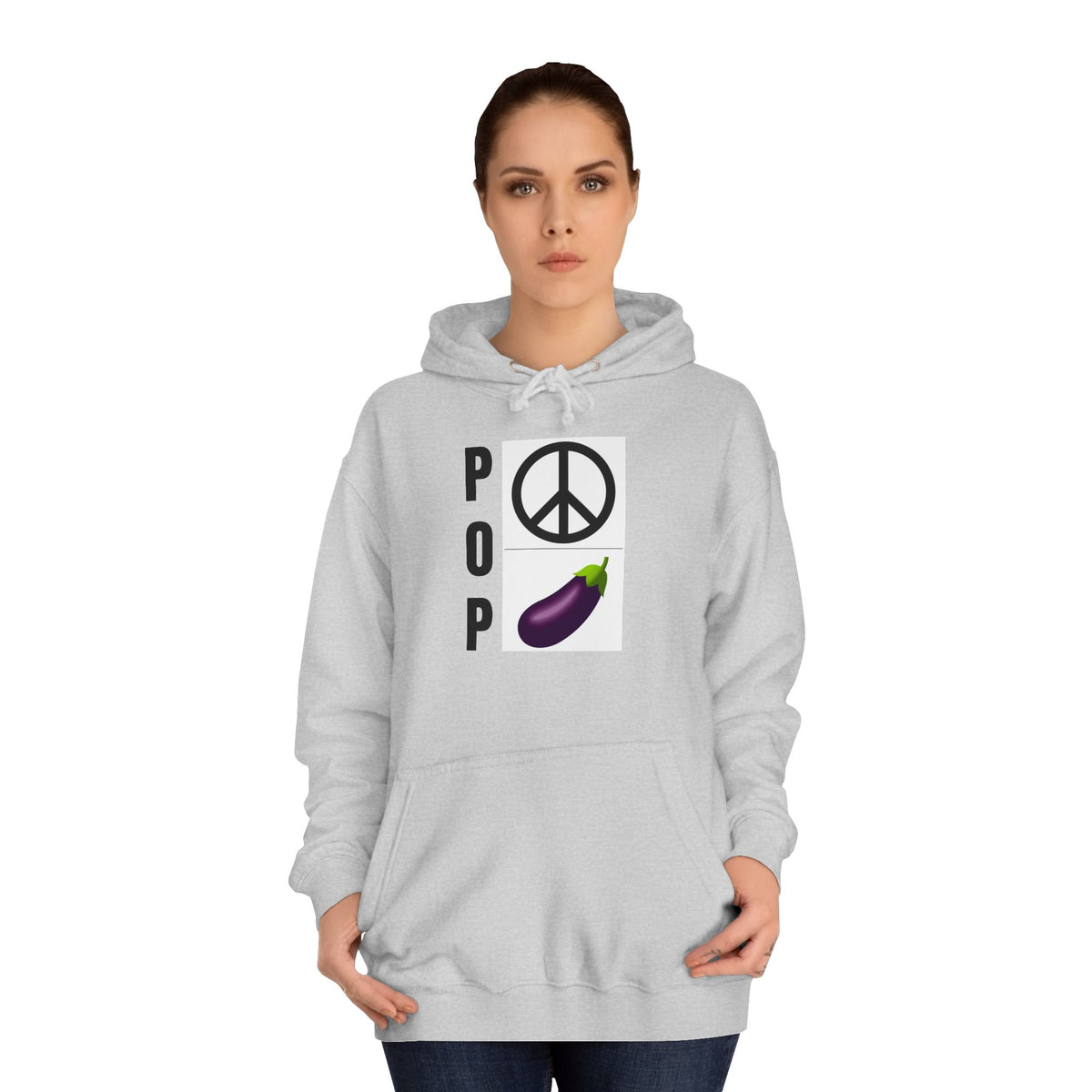 "Peace Ova" Unisex College Hoodie