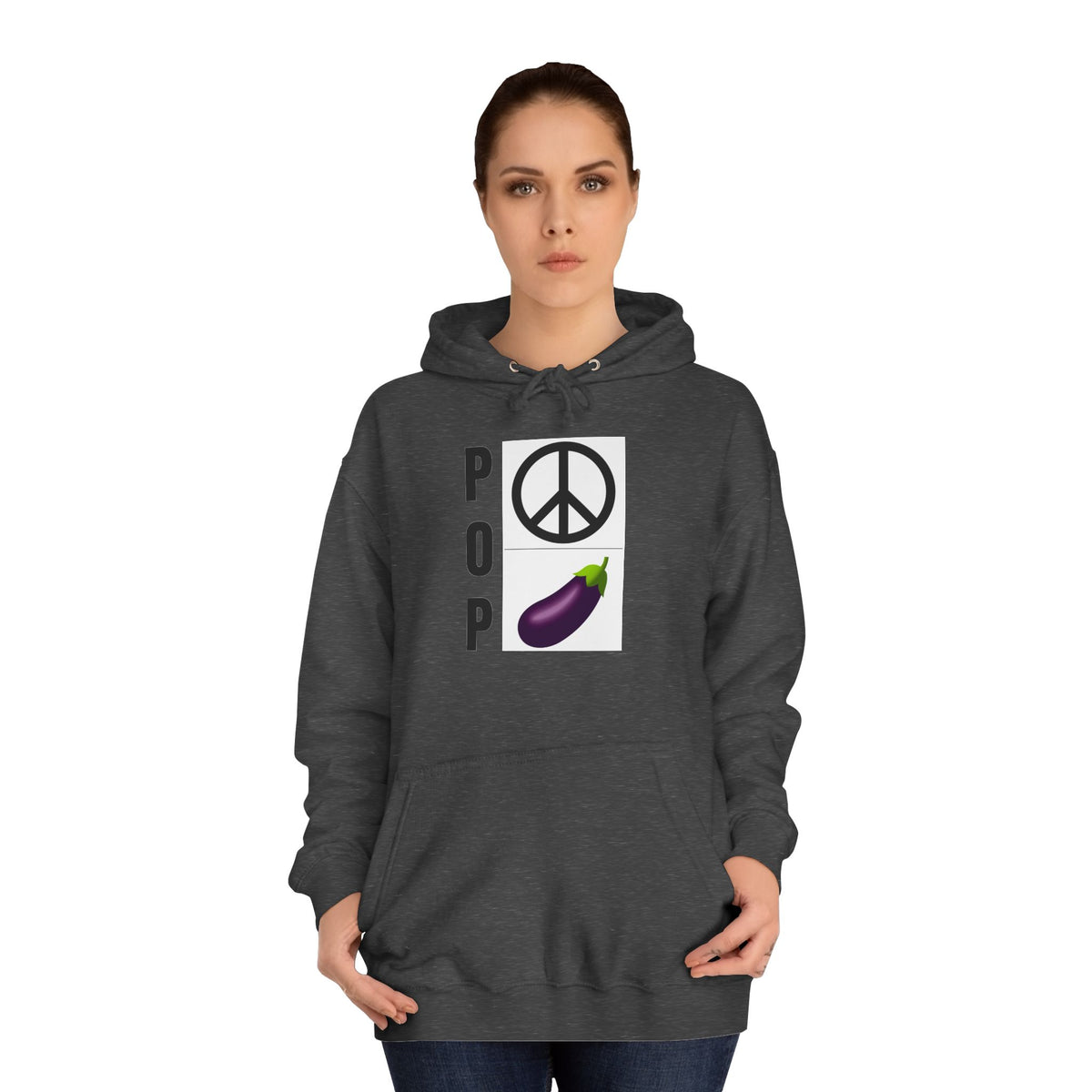 "Peace Ova" Unisex College Hoodie