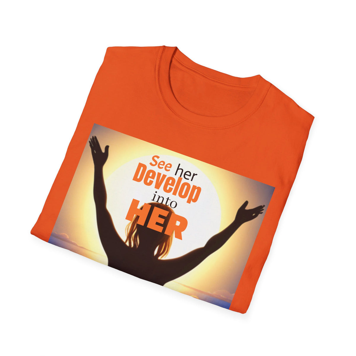 "BECOMING HER" Unisex Softstyle T-Shirt
