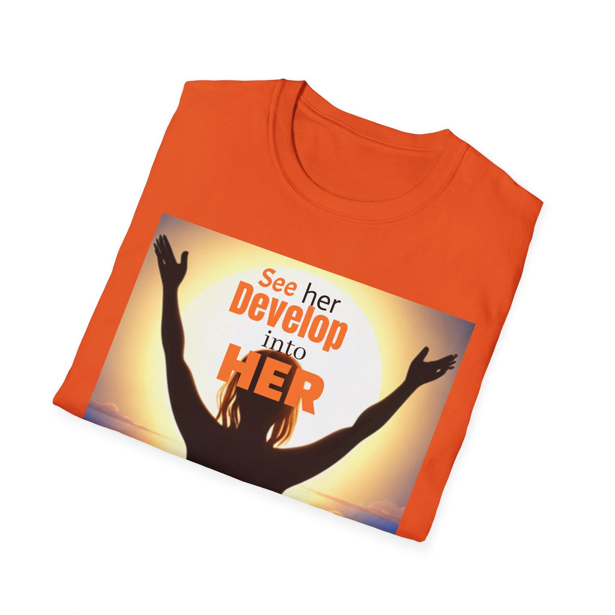 "BECOMING HER" Unisex Softstyle T-Shirt