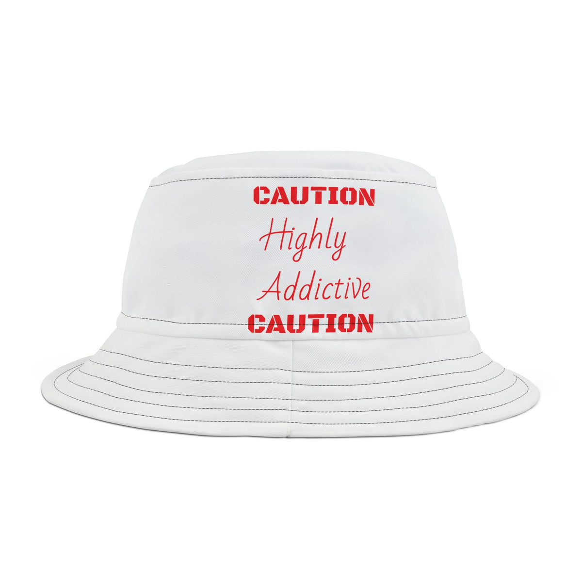 "Highly Addictive" Bucket Hat (AOP)