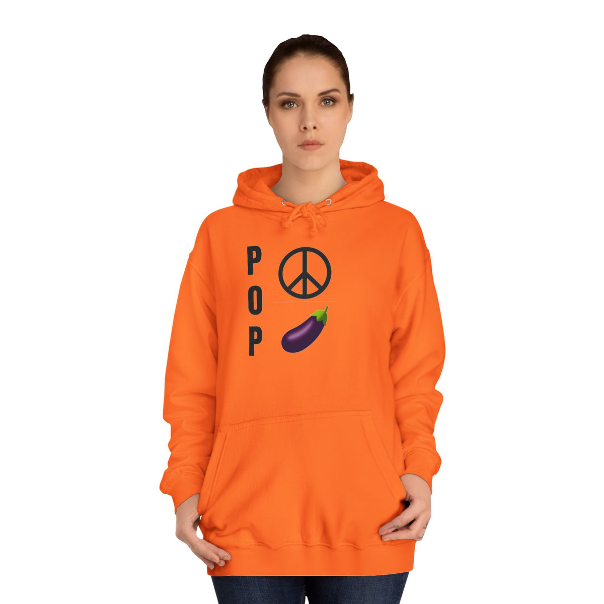 "Peace Ova" Unisex College Hoodie