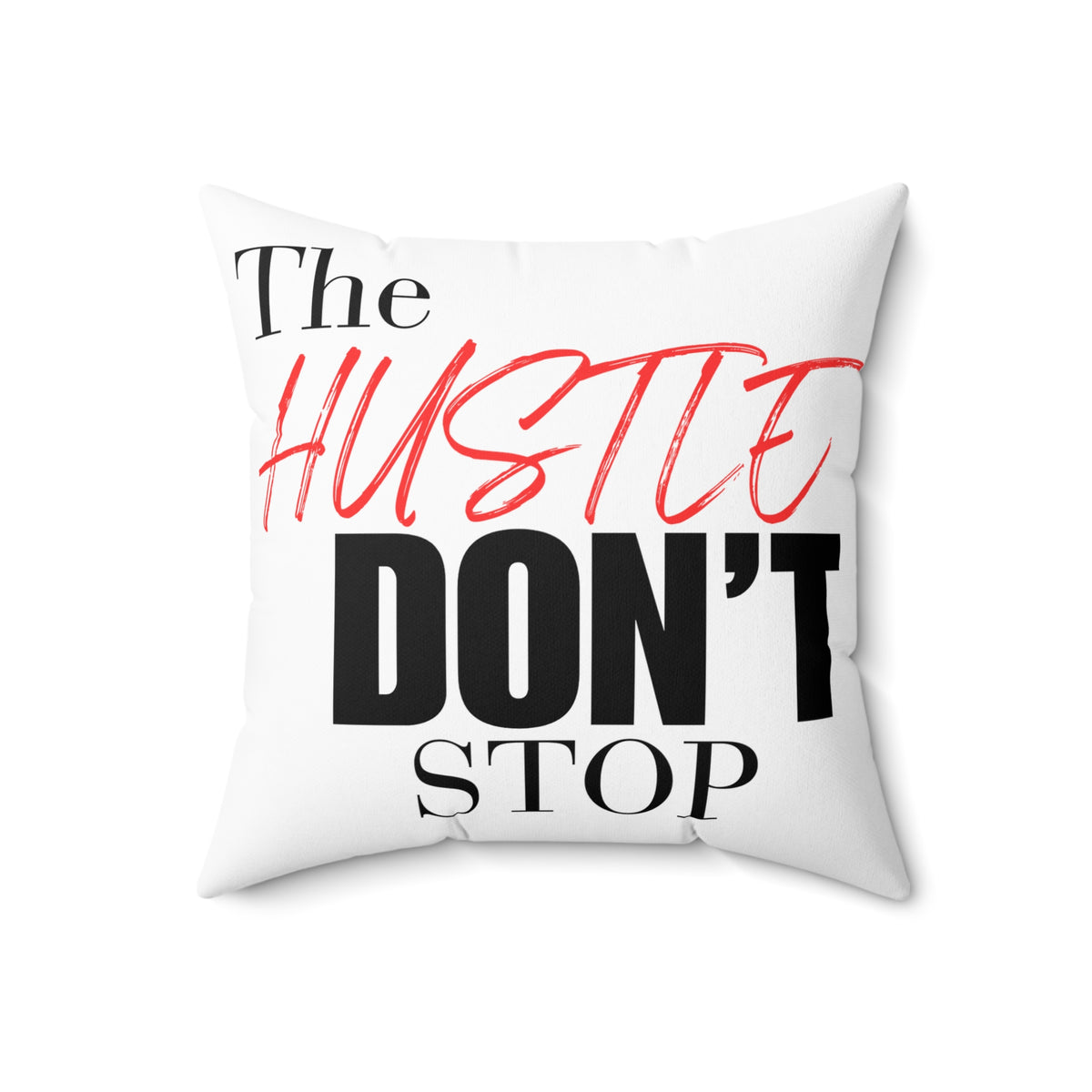 "T.H.D.S." Spun Polyester Square Pillow